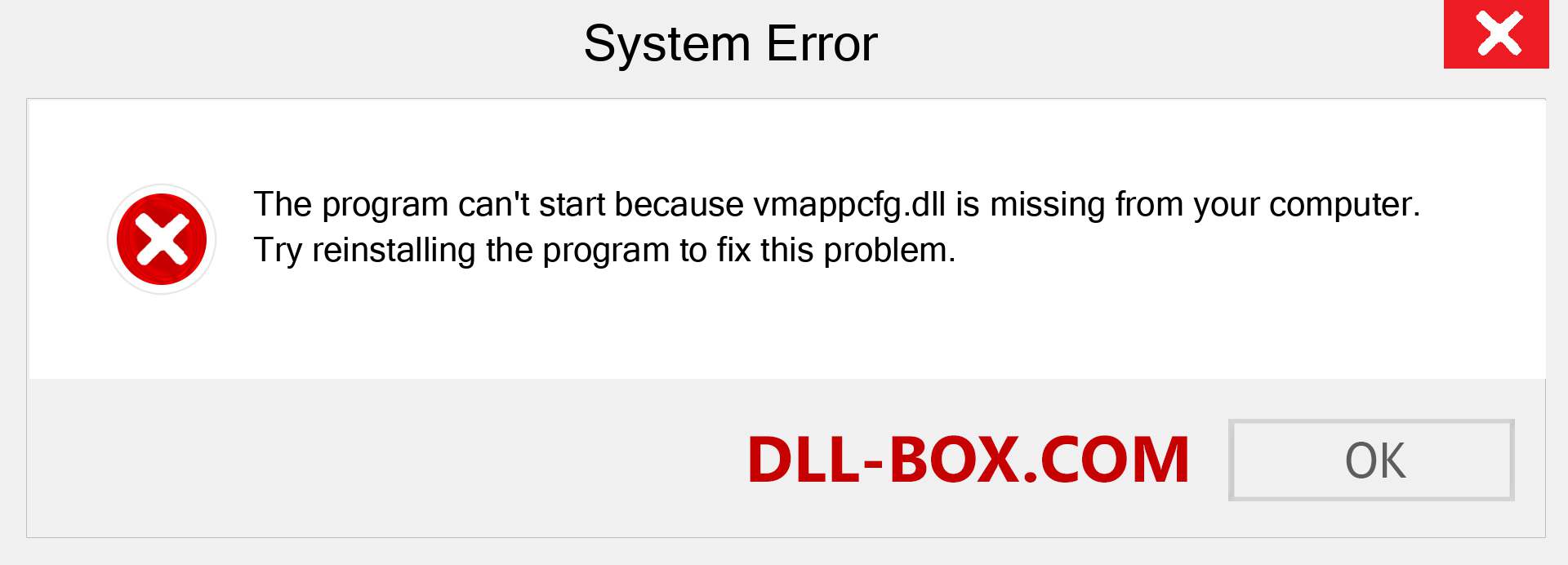  vmappcfg.dll file is missing?. Download for Windows 7, 8, 10 - Fix  vmappcfg dll Missing Error on Windows, photos, images